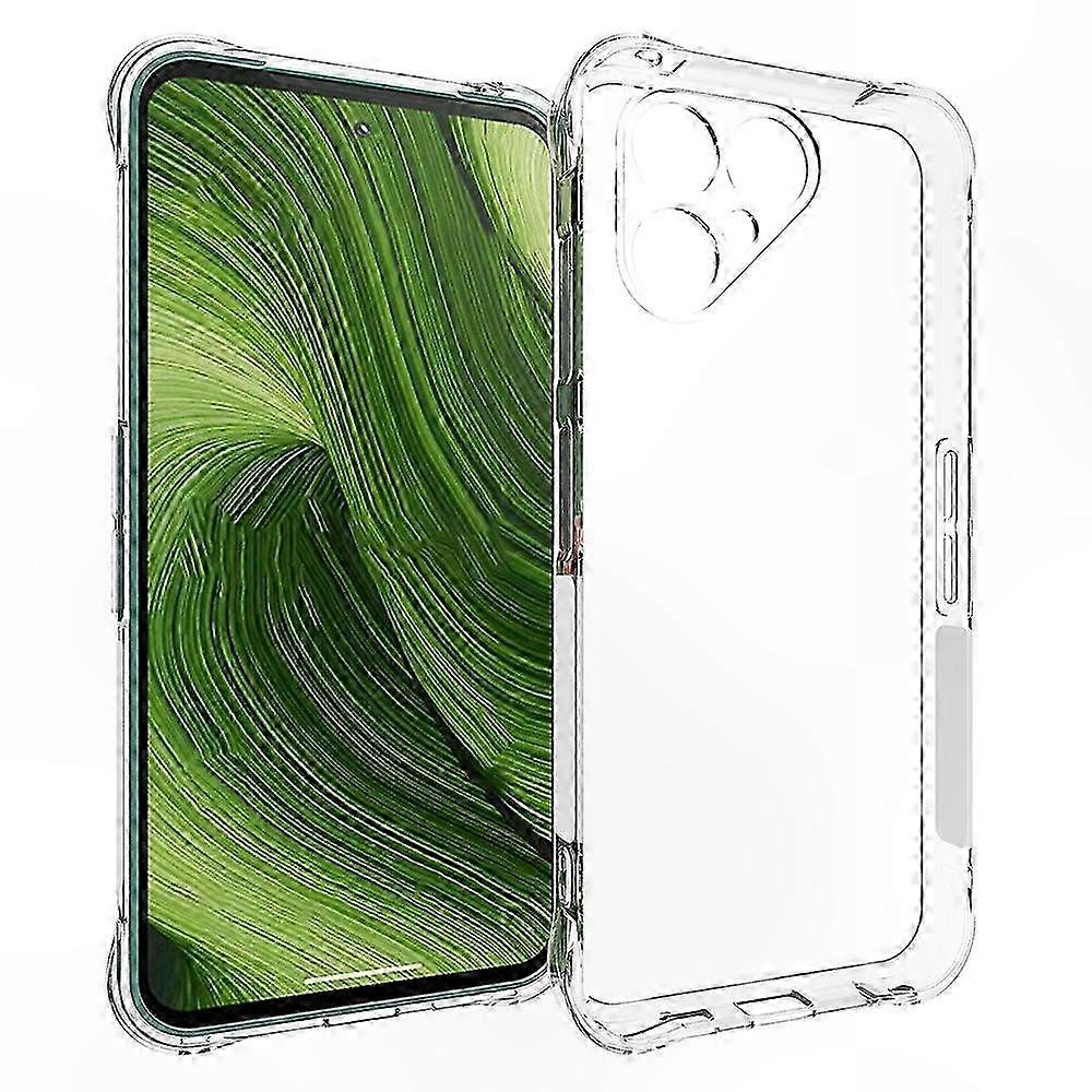 Compatible TPU Phone Case for Fairphone 6, Clear Shockproof Cover with Non-Slip Grip
