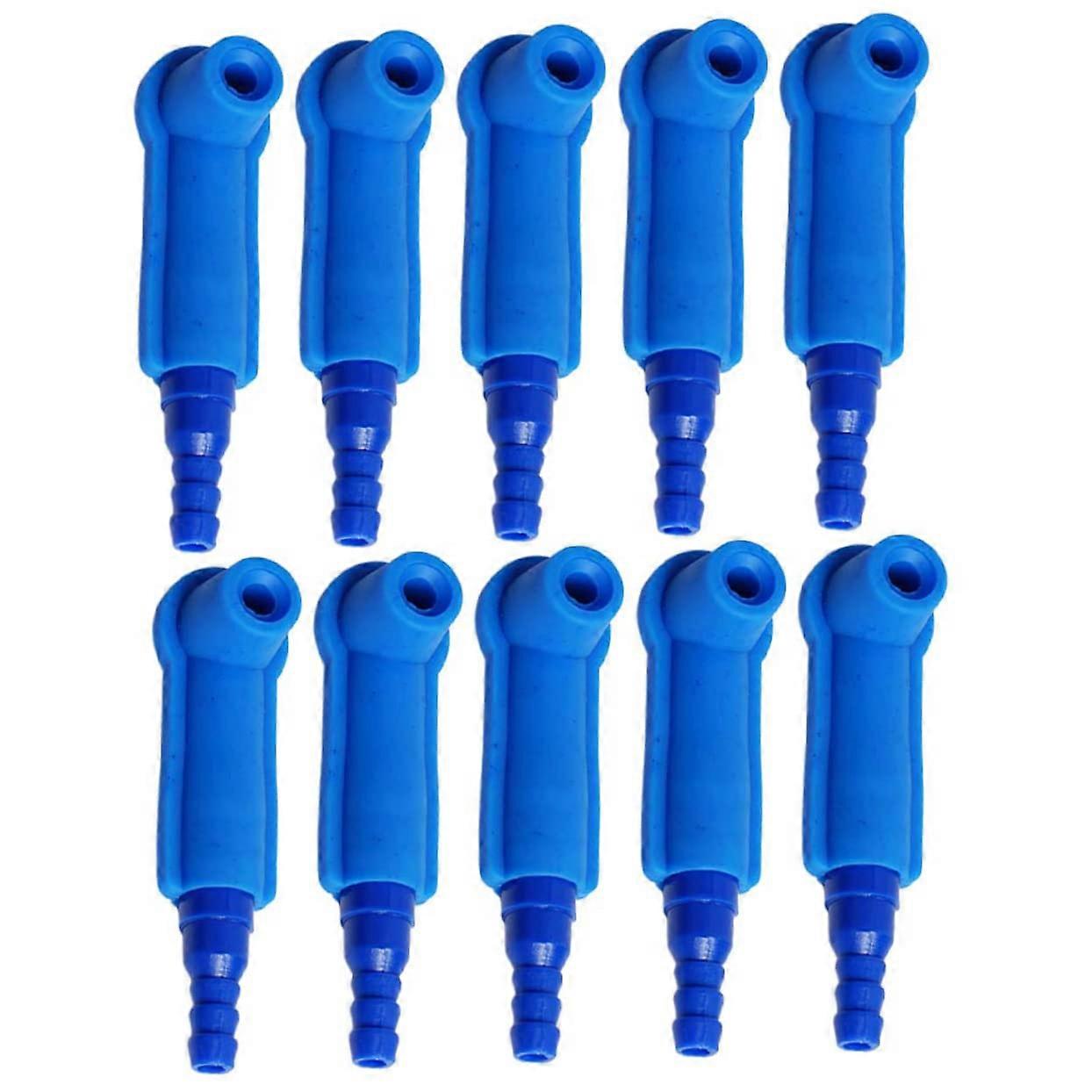 Brake Fluid Change Adapter 10-Piece Set For Cars, Trucks And Construction Vehicles Blue Durable And Safe
