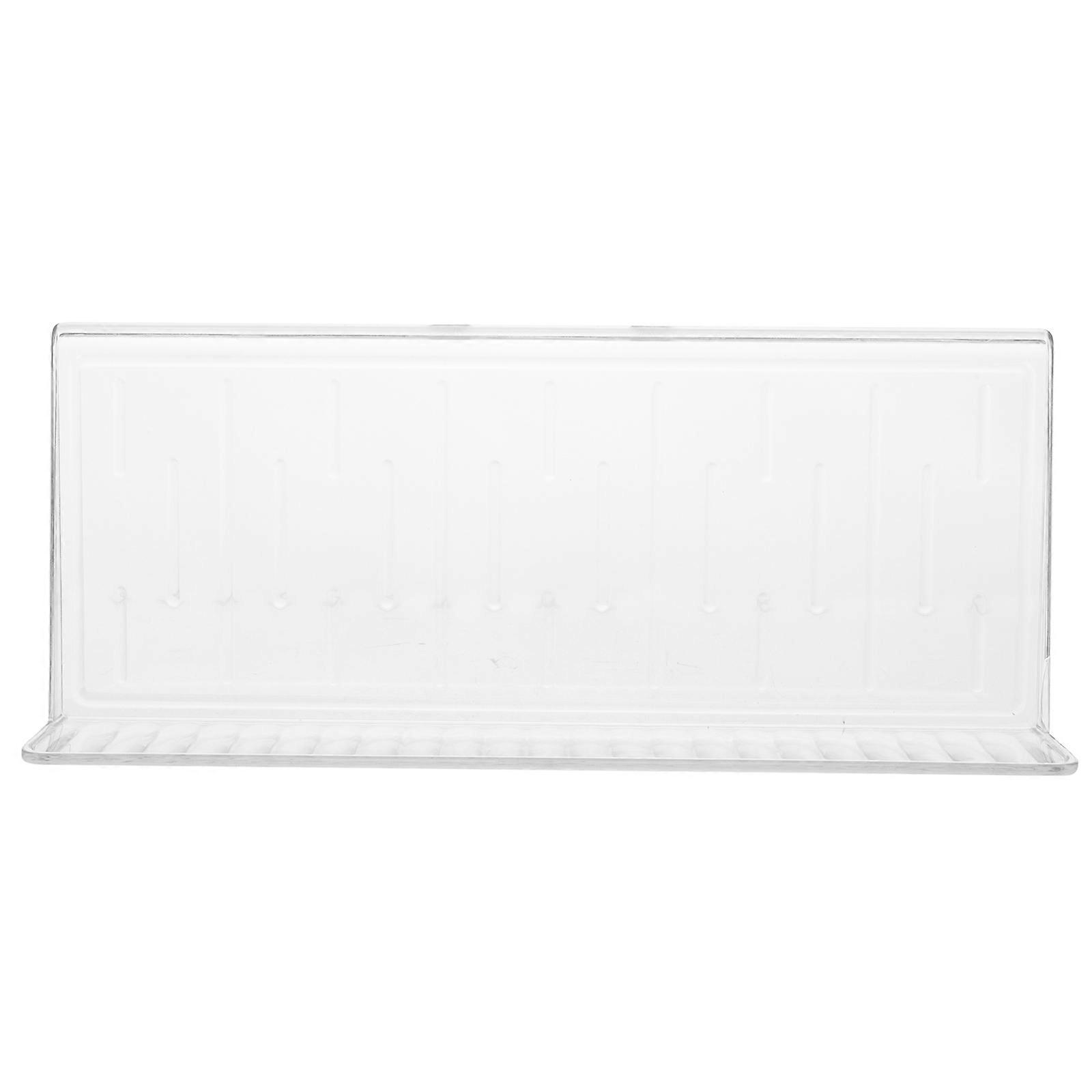 Bathroom Wall Storage Floating Shelf Modern Decorative Homeowners Easy Installation Plastic 25X10CM 1Pack