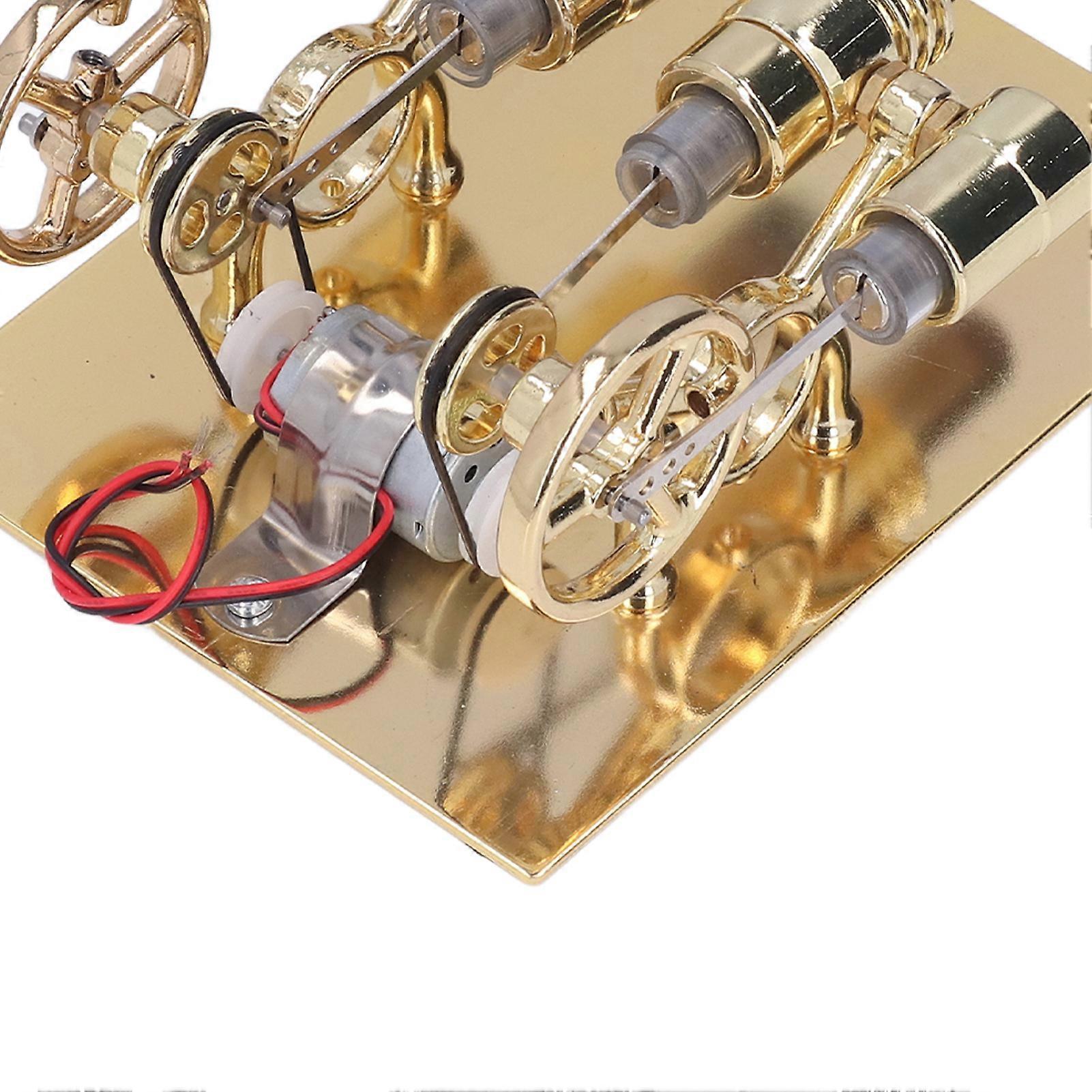 Stirling Engine Compact Structure High End Texture Fine Workmanship nce Engine Motor Model for Gifts Teaching Aids