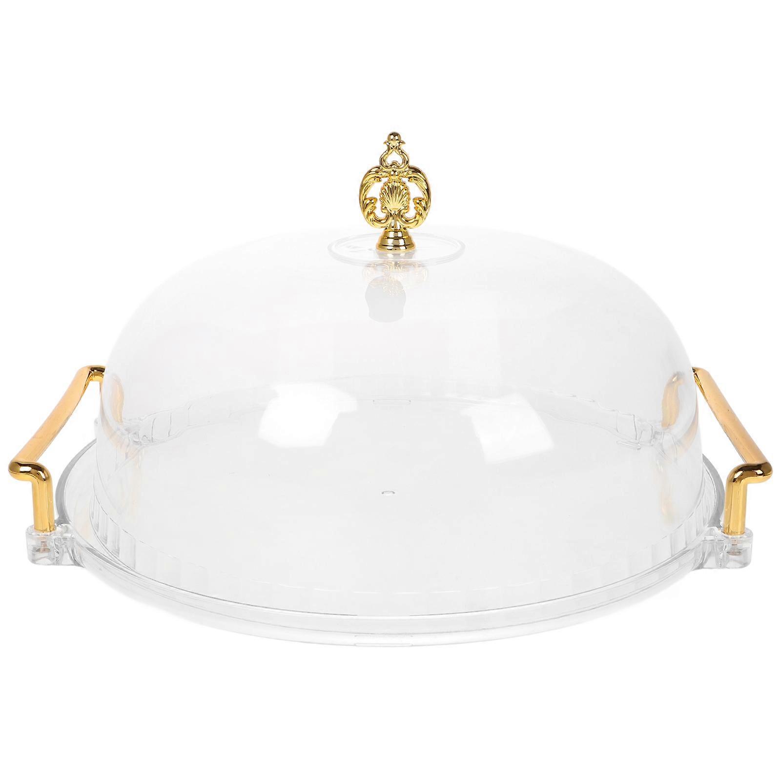 Rund klar tårtställ överdrag Förvaring för fester Minimalistisk design 1Set
