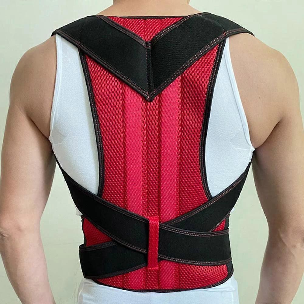 Back Posture Corrector Adjustable XS-4XL For Men And Women Clavicle And Spine Support Blue Shoulder Strap Belt