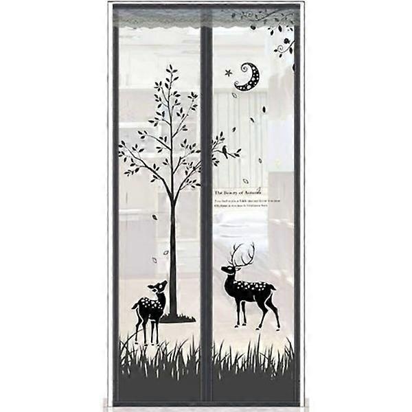 Anti-insect automatically closing magnetic mosquito net 120x220cm (47x87inch)