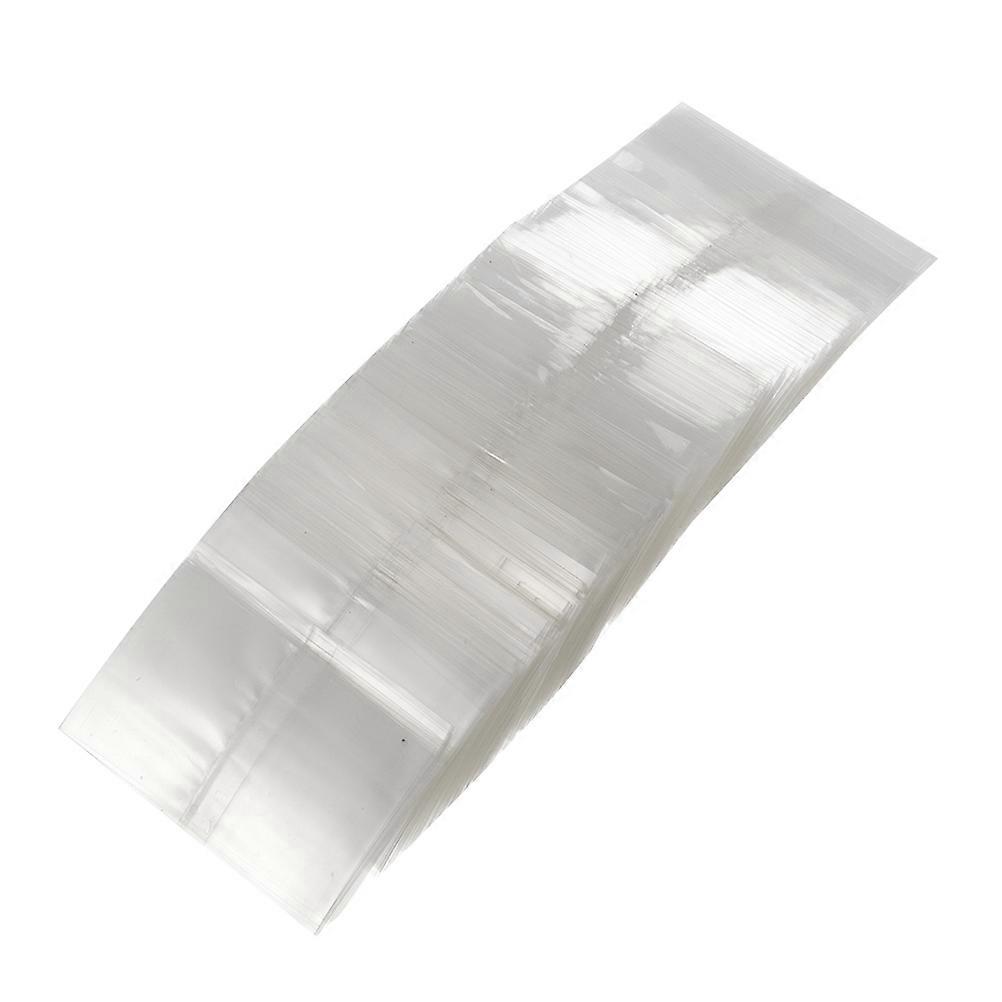 Transparent PVC Heat Shrink Bags for Bottle Sealing 400 Pieces Easy to Use with Hair Dryer