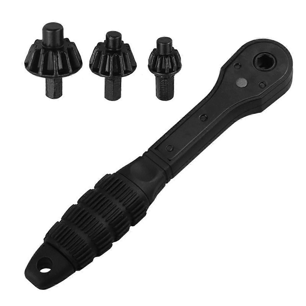 2 In 1 Ratcheting Drill Chuck Key Universal Replacement For Most Electric Drills And Power Tools 1 Set