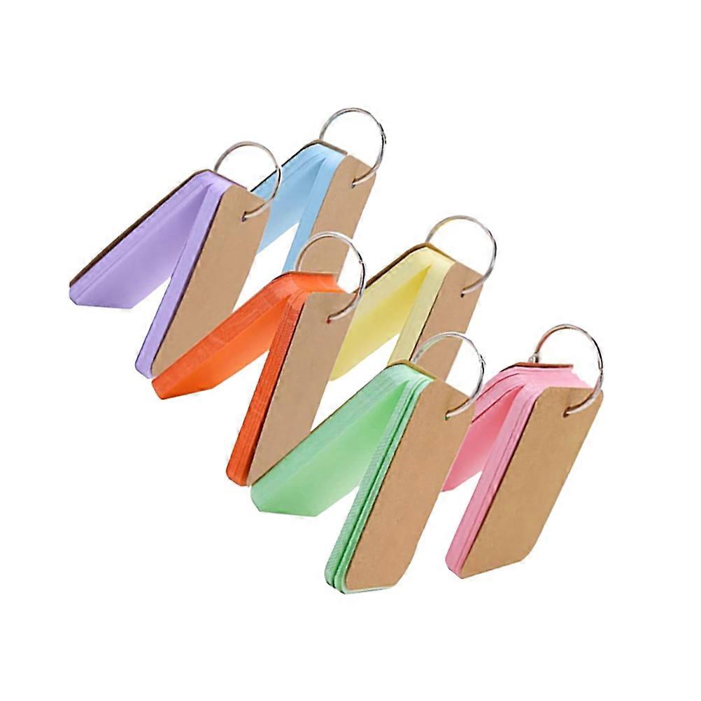 Assorted Color Paper Notepads for Office Use Lightweight and Portable 6 Pcs Memo Pads