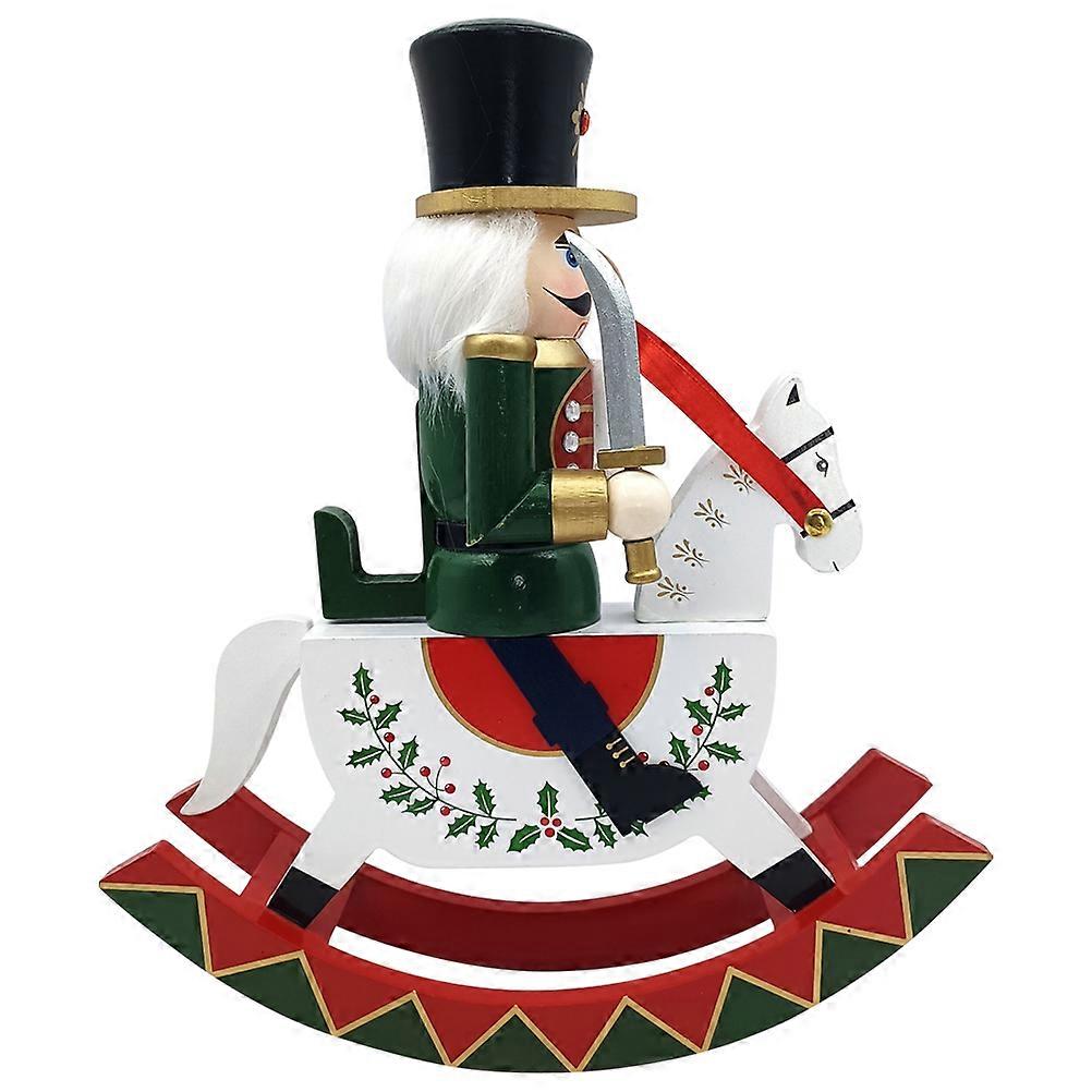 Nutcracker Christmas Decoration Soldier Figurine Ideal For Home Garden 30.50X26.00X9.20CM 1Pack