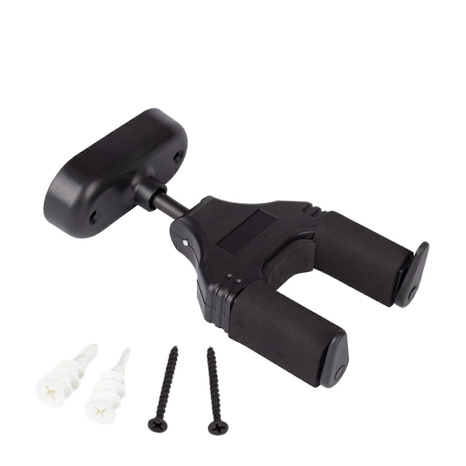 Wall Mount Guitar Hanger Adjustable Non Slip Bass Hanger Multifunctional Reusable Instrument Mount For Musical Instruments