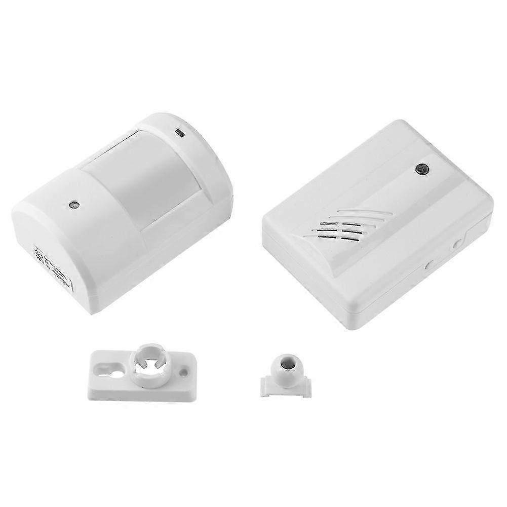 Wireless Doorbell with PIR Motion Sensor & Receiver - Wall-Mountable Home Alarm Alert System for Enhanced Security