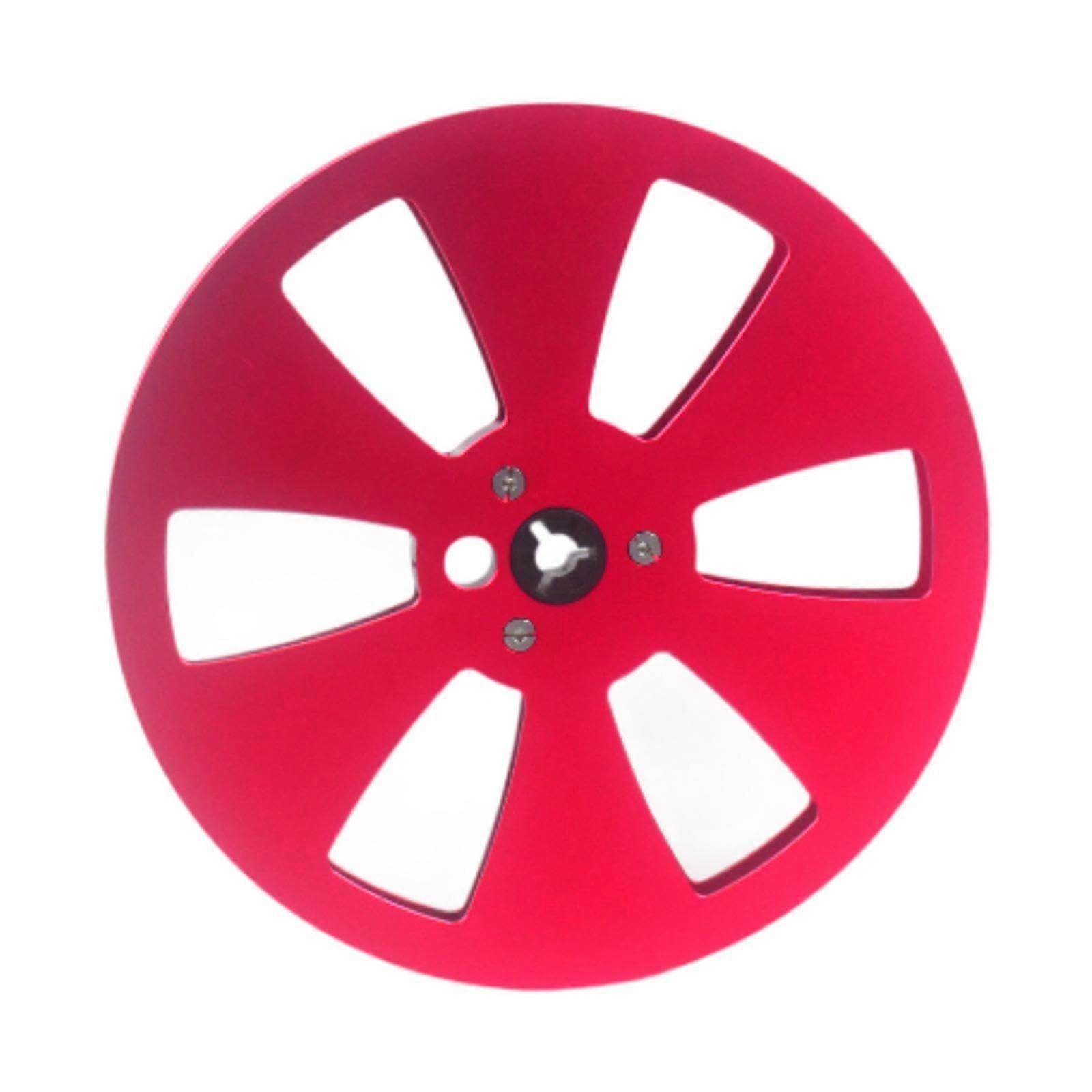 1/4 7 Inch Empty Tape Reel Open Reels Tape Tape Portable Opening Machine Part Aluminum Alloy Red