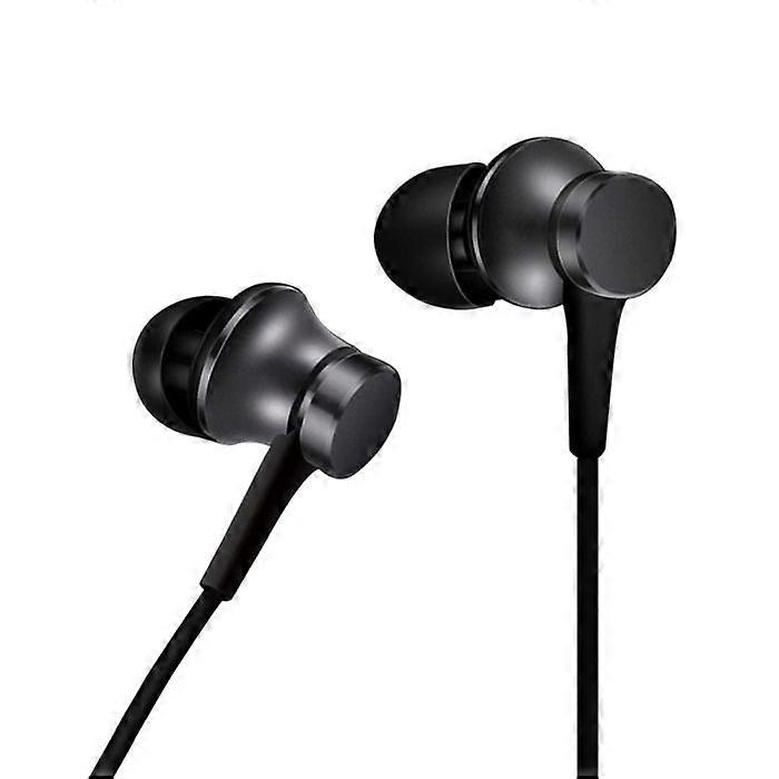 Wired In-Ear Headphones Buttons Control Microphone Answering Machine Call Rejection Black YONIS