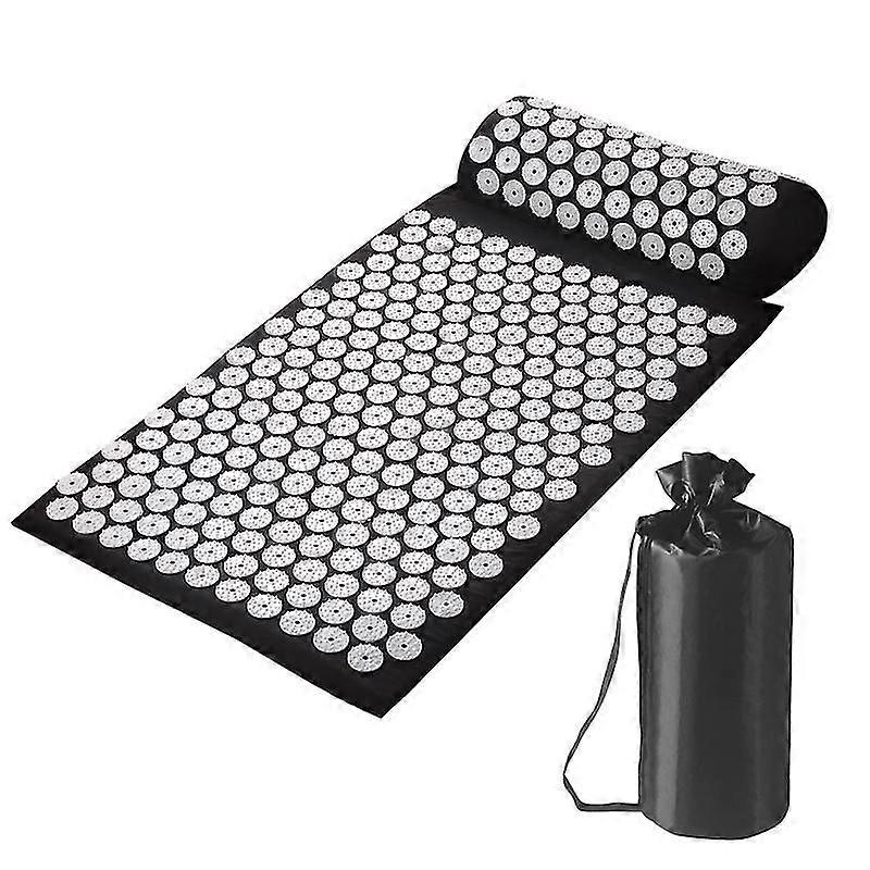 Portable Rollable Acupressure Mat for Pain Relief Relieves Muscle Pain Tension Mat for Back Hip Thigh