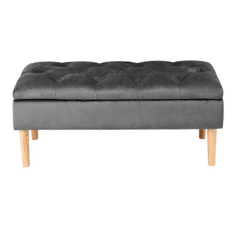 Velvet Ottoman Storage Bench