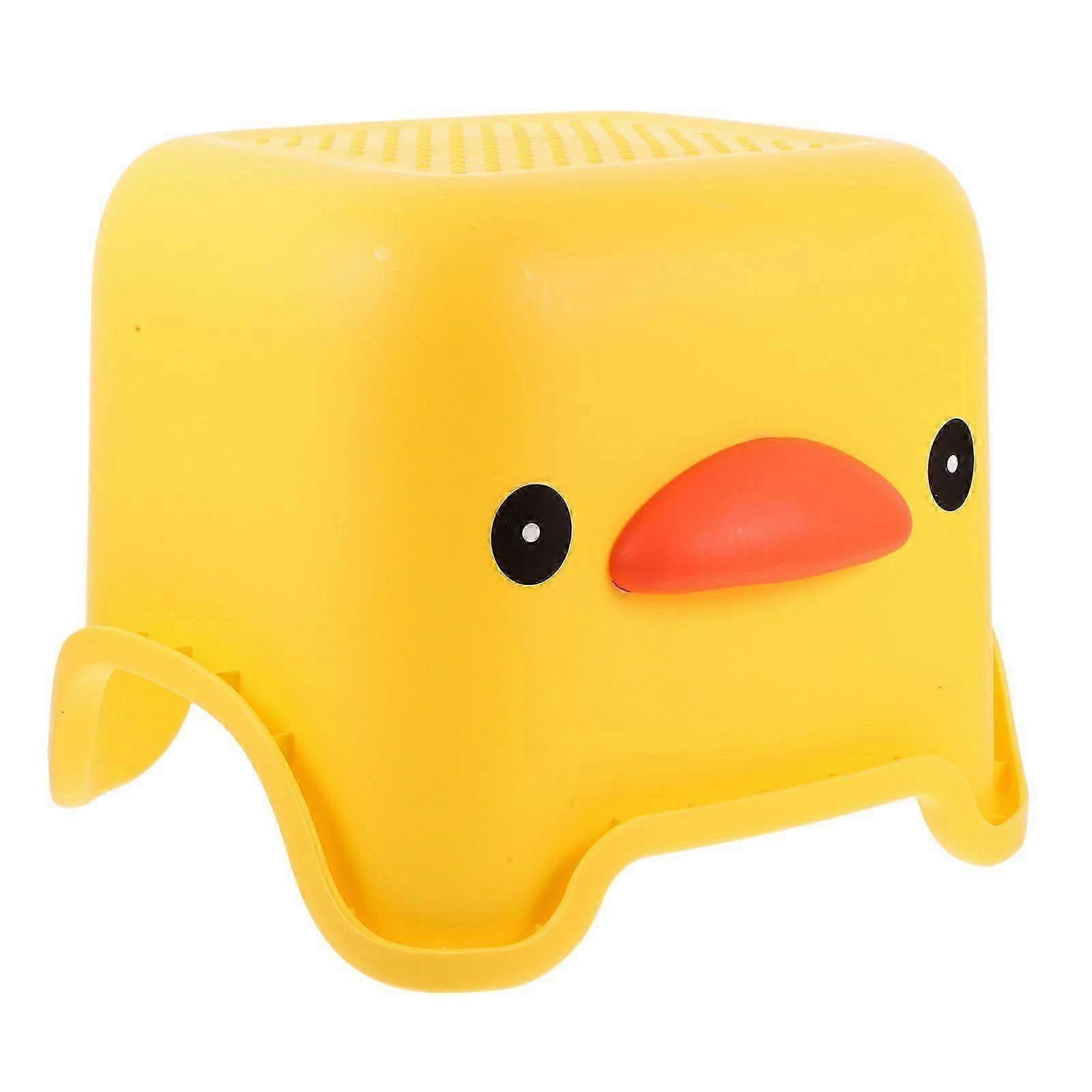 Duck Shape Stool Multi-functional Children Stepping Stool Portable Kids Chair For Bedrooms Kitchen Bathroom And Home Use