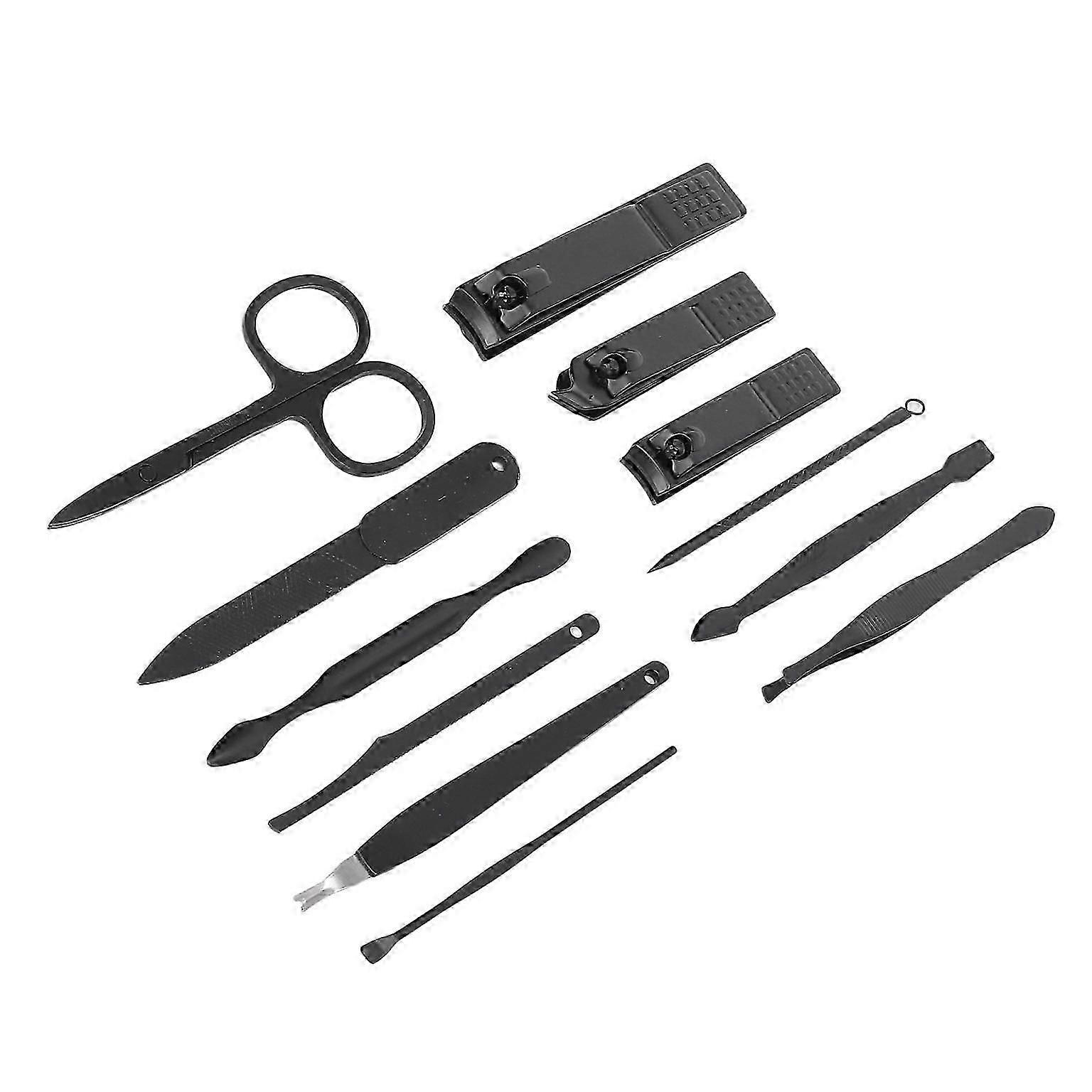 Premium Stainless Steel Manicure Set - Complete Nail Scissors & Grooming Kit