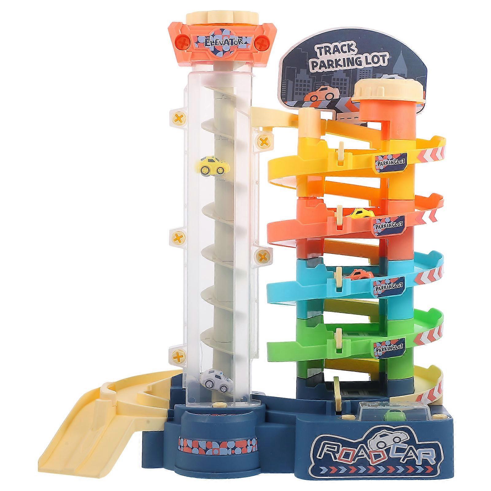 Car Parking Lot Toy Multifunctional Design For Toddlers Assorted Color Deep Cleaning 1 Set