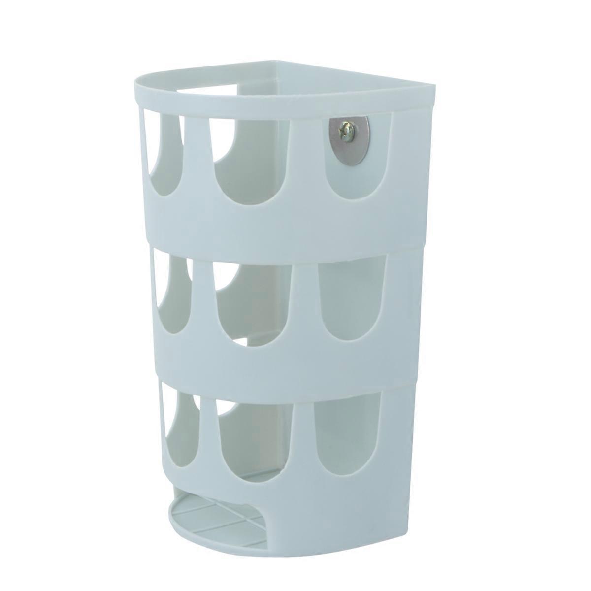 Plastic Small Animal Feeder Bowl with Adjustable Grass Rack, Durable Deep Design to Prevent Food Spillage for Rabbits and Chinchillas