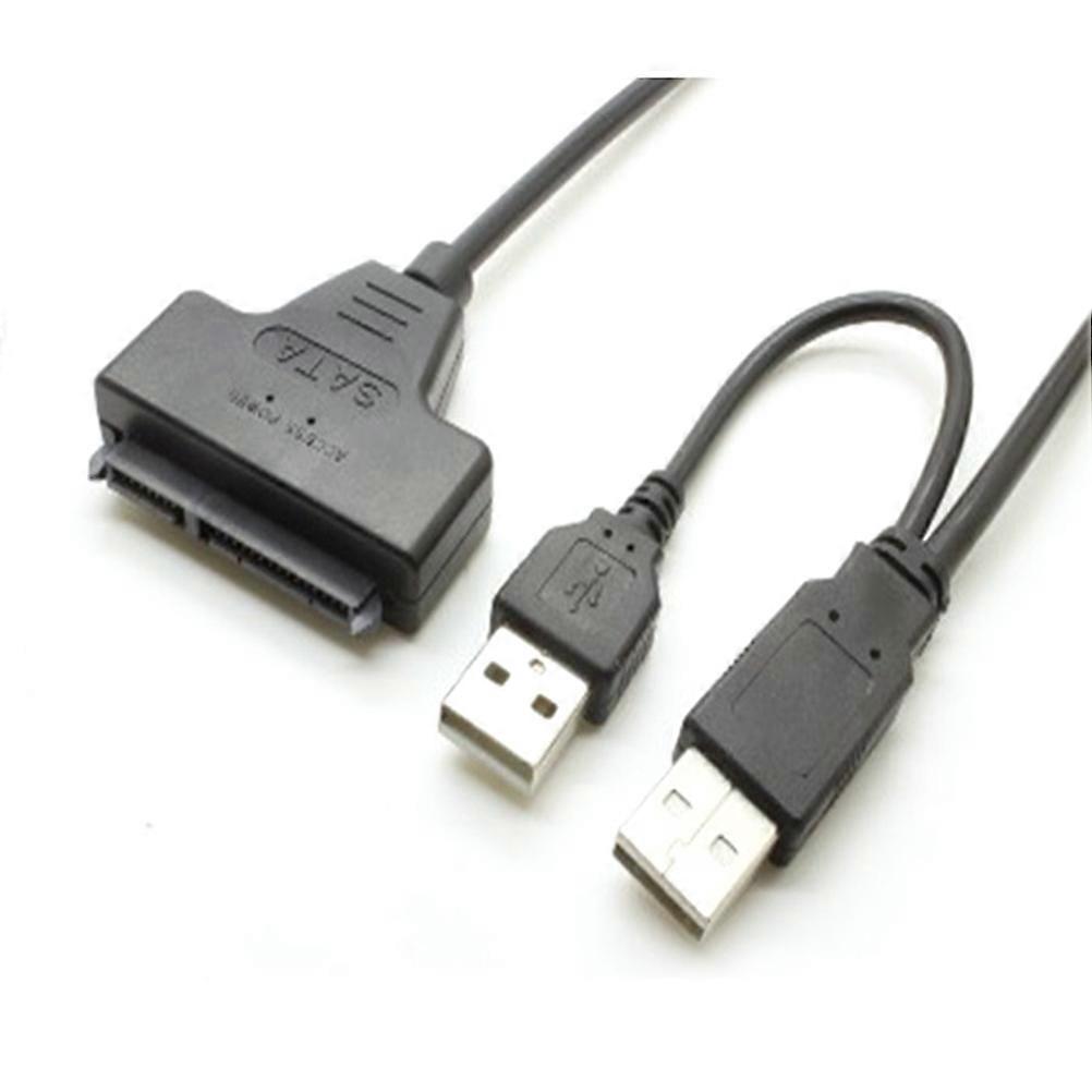 Adapter Cable For Solid State Drive Data Transfer Connecting Storage Devices Compatible With USB 2. Black 1Pcs