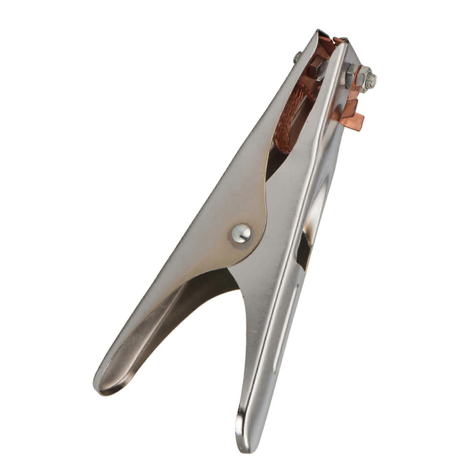 Robust, efficient electric welder ground clamp, suitable for welding machines, 300 A, automotive and construction applications, multicolored