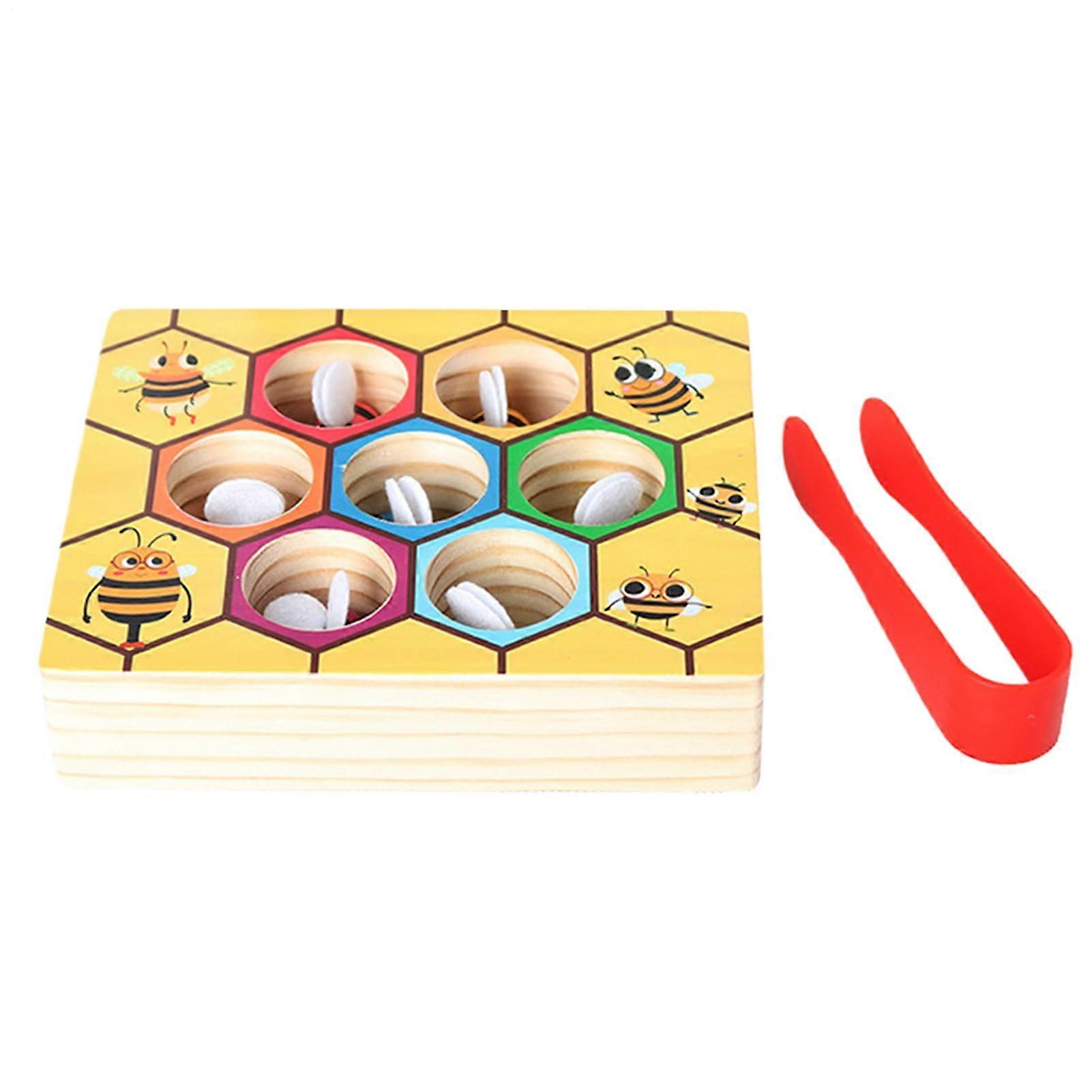 Color Sorting Toy Sensory Play Bee Theme For Fine Motor Skills Development Educational Toy For Girls Ages 3+