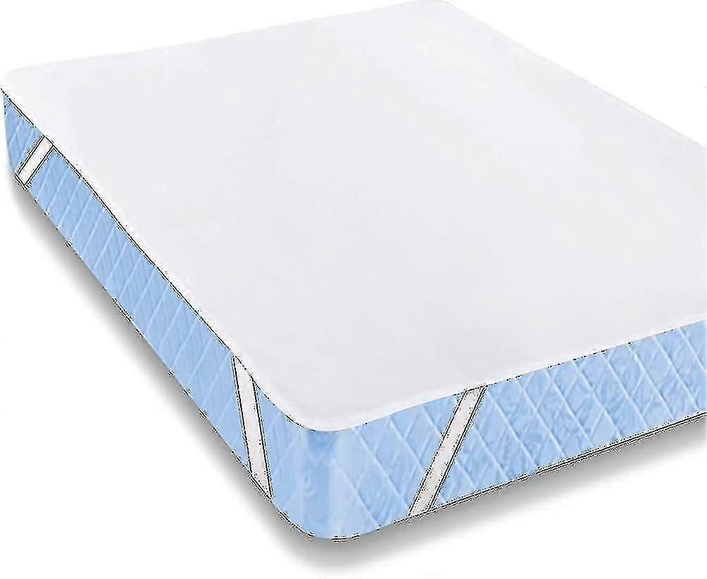 Protector de colchón impermeable 120x200cm, topper antiácaros transpirable