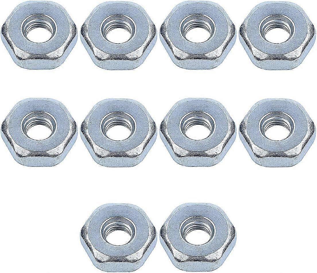 10X sverdmutter for Stihl motorsag MS361 MS440 MS441 MS460 MS461 MS660 MS650, 10 x M8 sekskantmuttere
