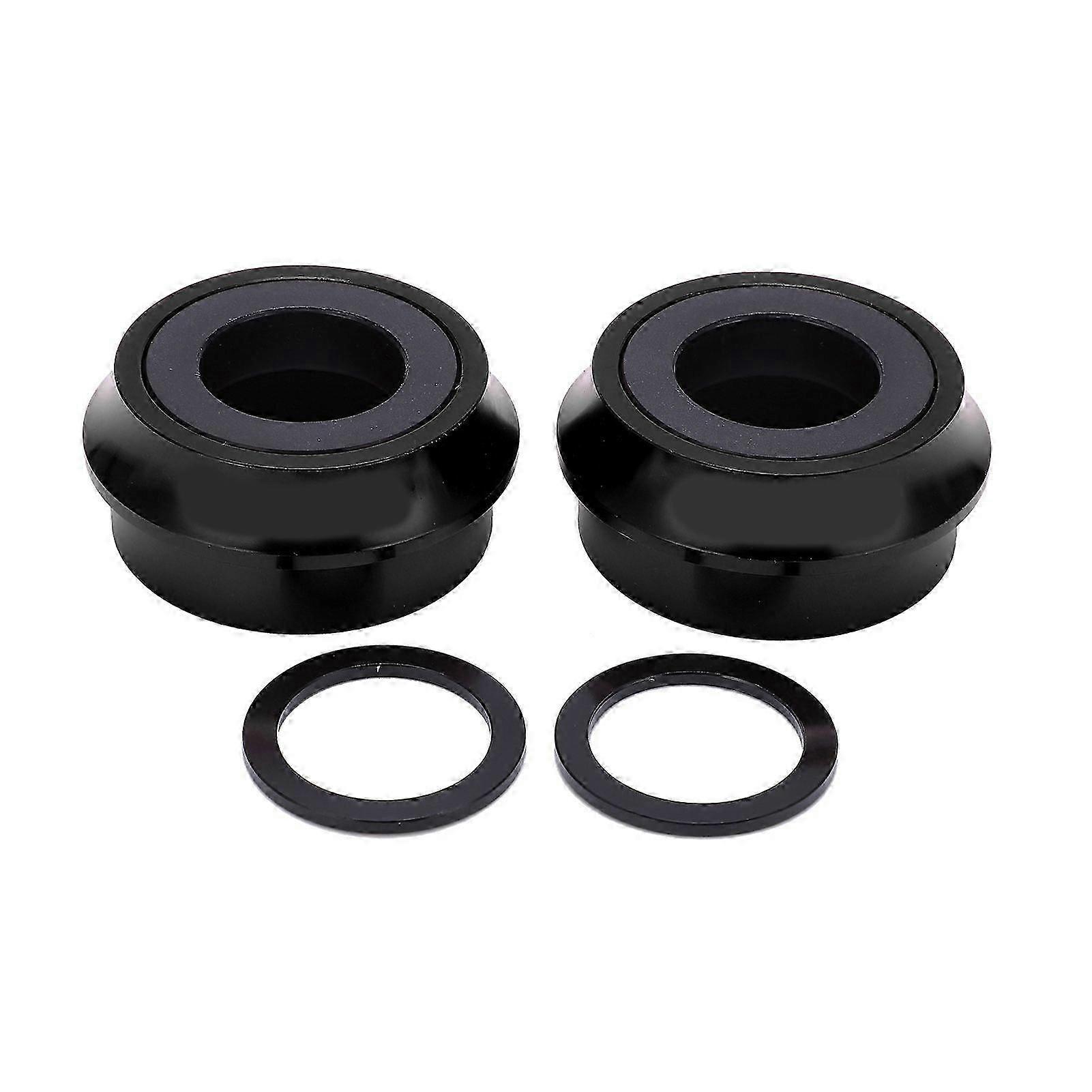 Bike Bottom Bracket Waterproof Dustproof Lightweight Bicycle Components with WasherBlack )