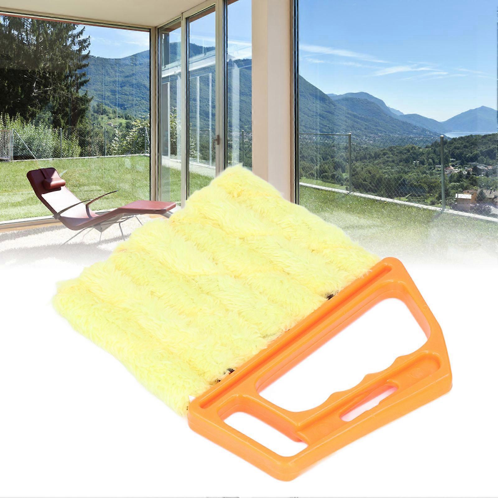 Handheld Blinds Dust Shutter Cleaner Brush 16cm Orange Handle