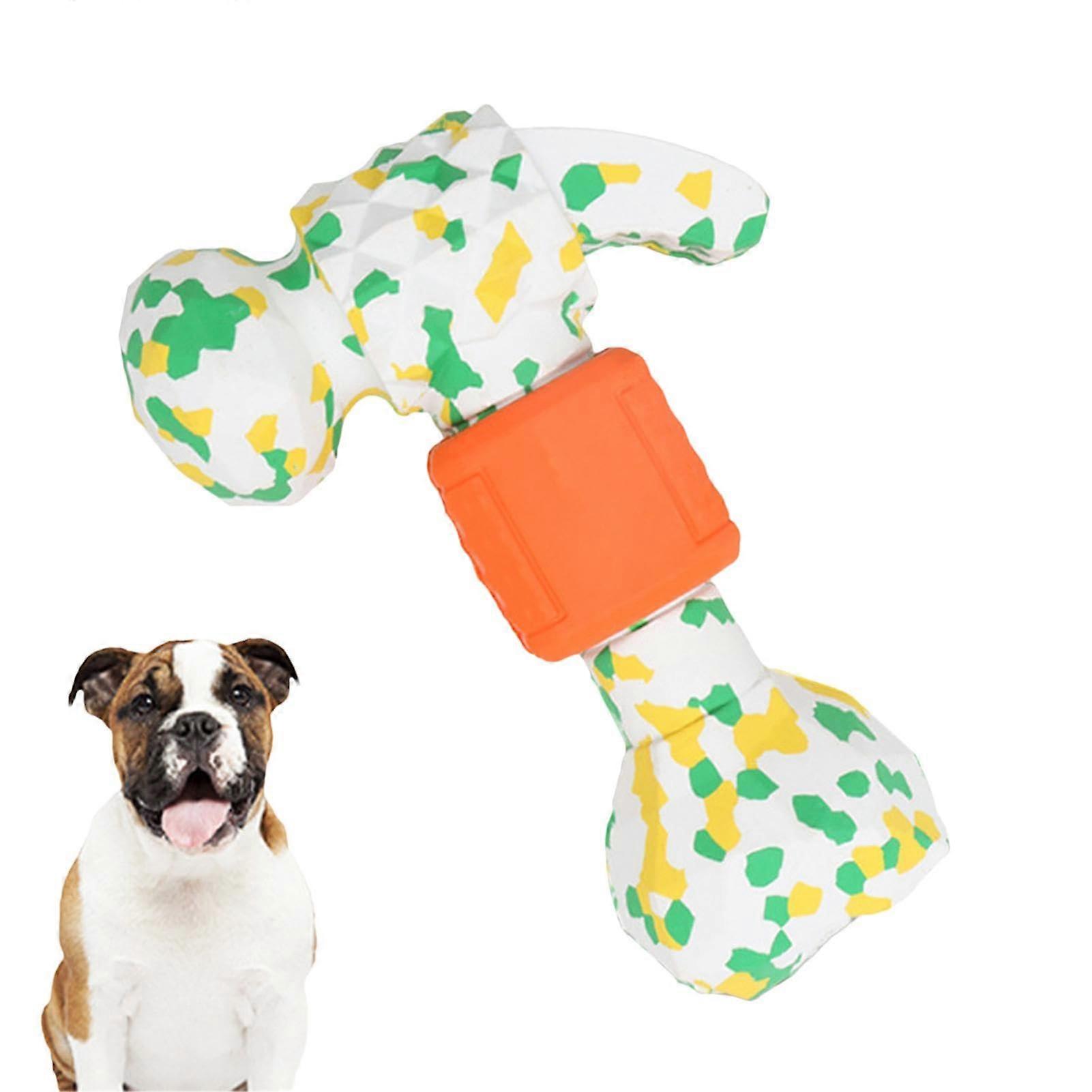 Hammer Toy for Dogs - Durable Rubber Chew Teething Toy, Dog Enrichment Toy for Boredom, Medium to Large Breeds