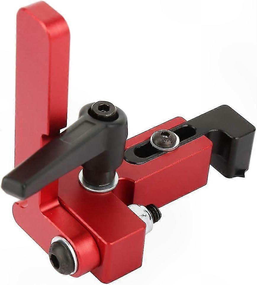 Precision Woodworking Miter Track Stop with T-Nut for Accurate Length Limiting
