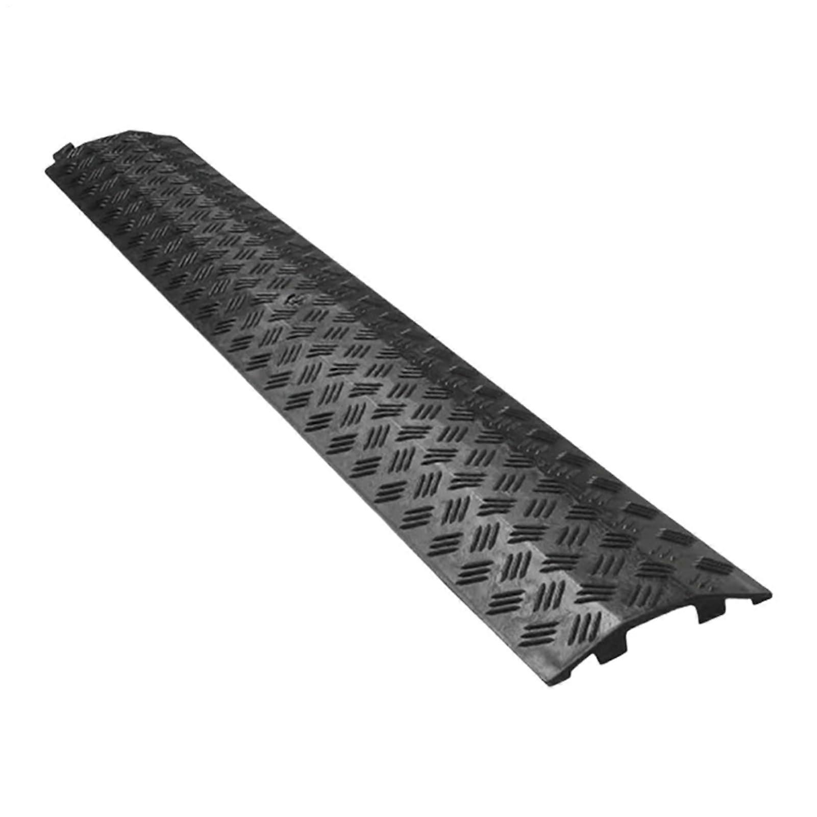 Schlauchschutzrampe für Kabelschlauch Heavys - Modularer Gummi Speed Bump mit Hoher Tragfähigkeit und Co-Abdeckung