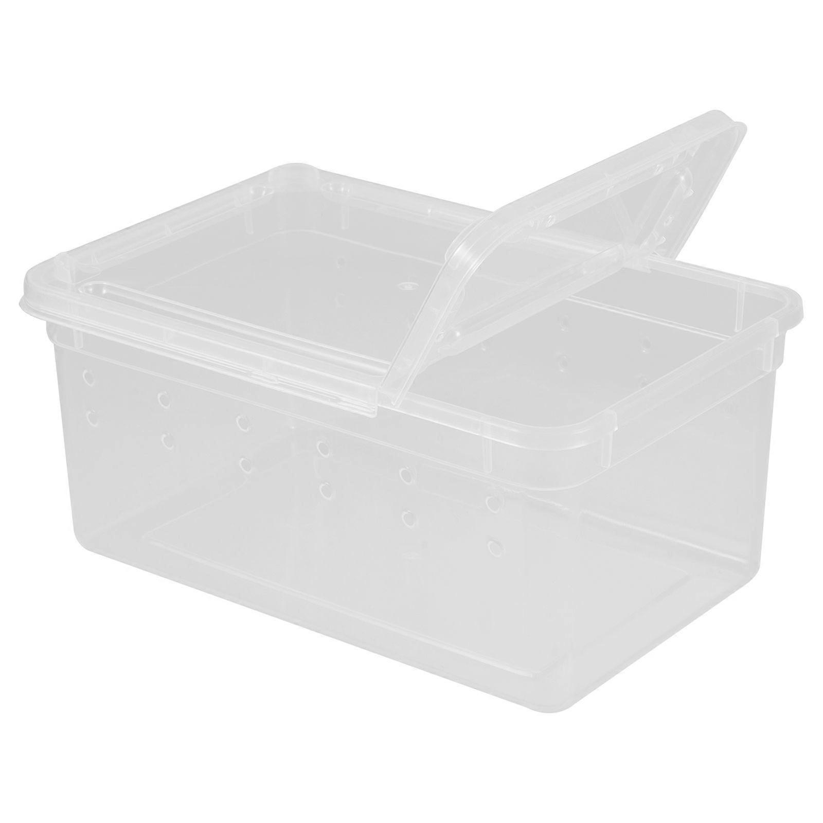 Cutie reutilizabilă pentru reptile Cutie de reproducere a șarpelui Container de hrănire pentru animale