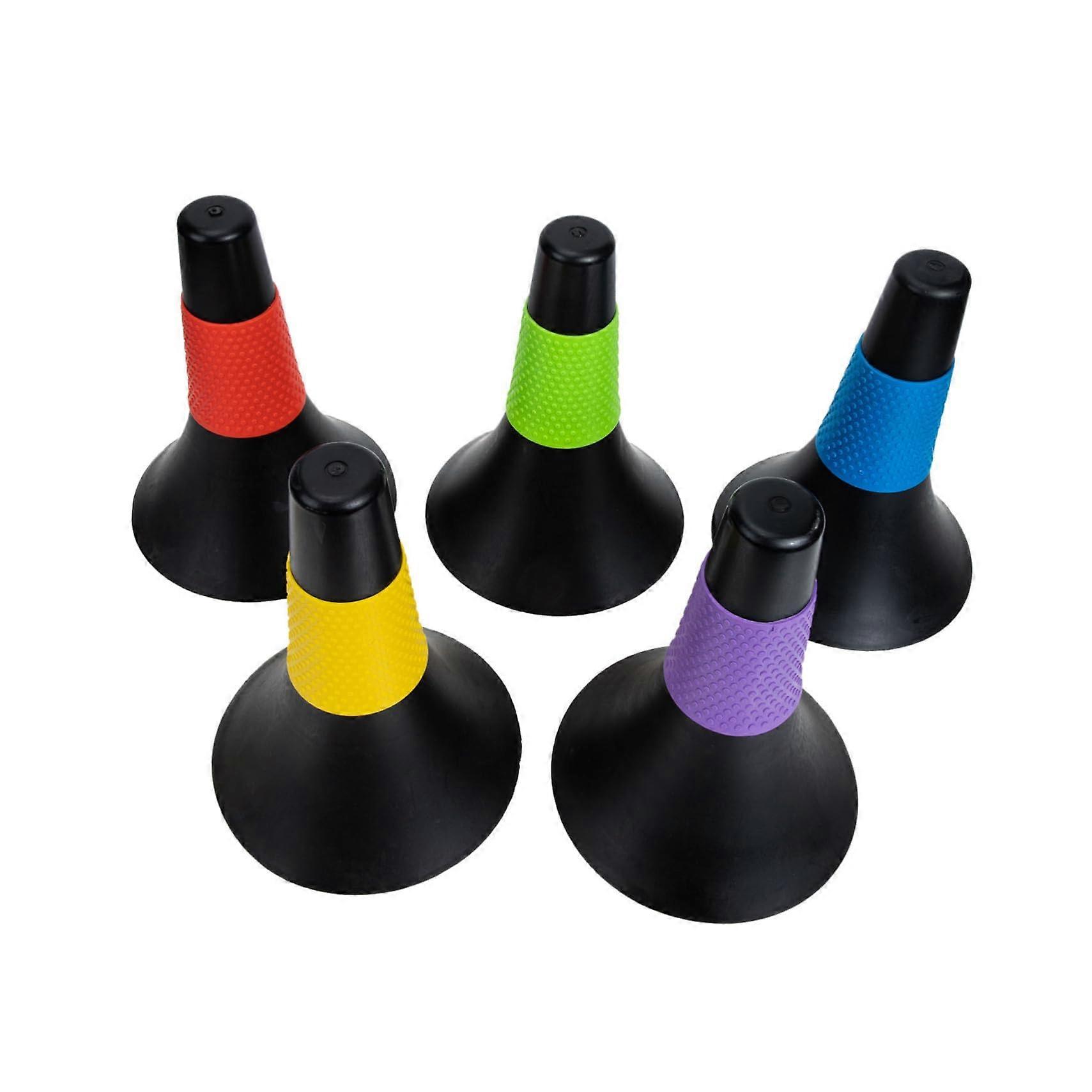 5pcs Agility Training Cones for Soccer Horn Shaped Sports Markers for Drills and Practice