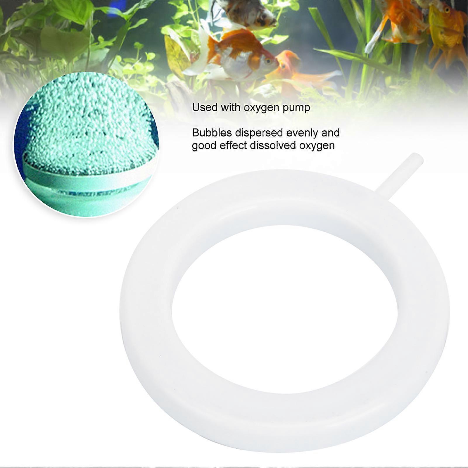 2PCS grès blanc Plaques de bulles d’air 10cm Pierres d’aération