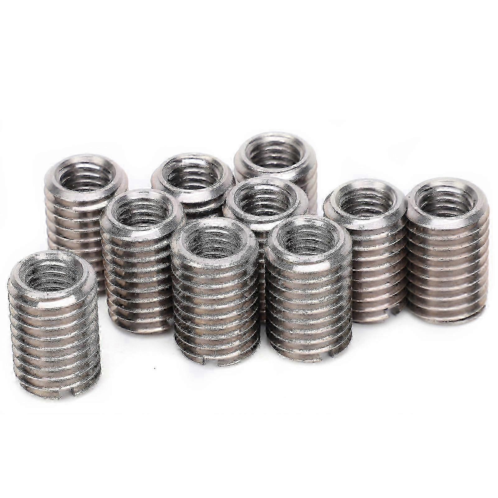 10pcs Stainless Steel Reducer Nut M8 to M12 Conversion Sleeve