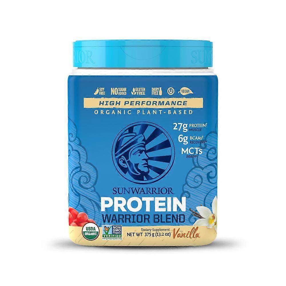 Sunwarrior Warrior Blend Organic Vanilla 375g - 3 Pack