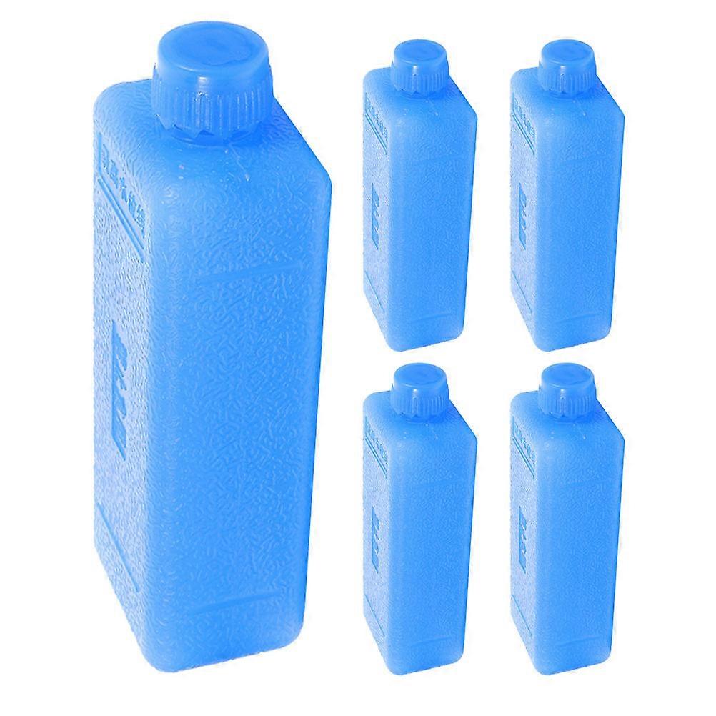 5 Reusable Cooler Ice Packs – Lightweight Freezer Blocks for Food Preservation in Lunch Boxes, Travel & Outdoor Activities