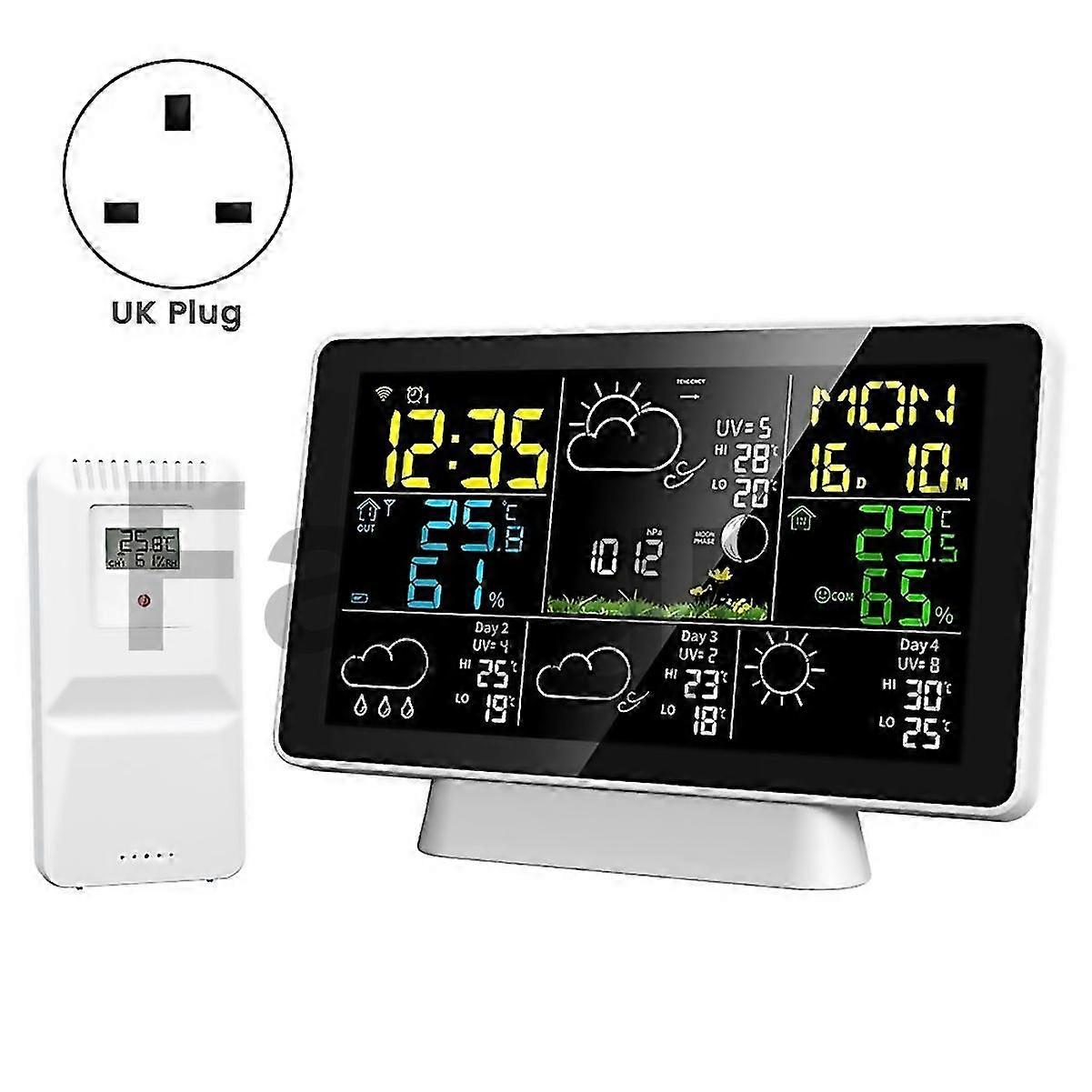 For Tuya Wifi Smart Weather Station With 75inch Color Display