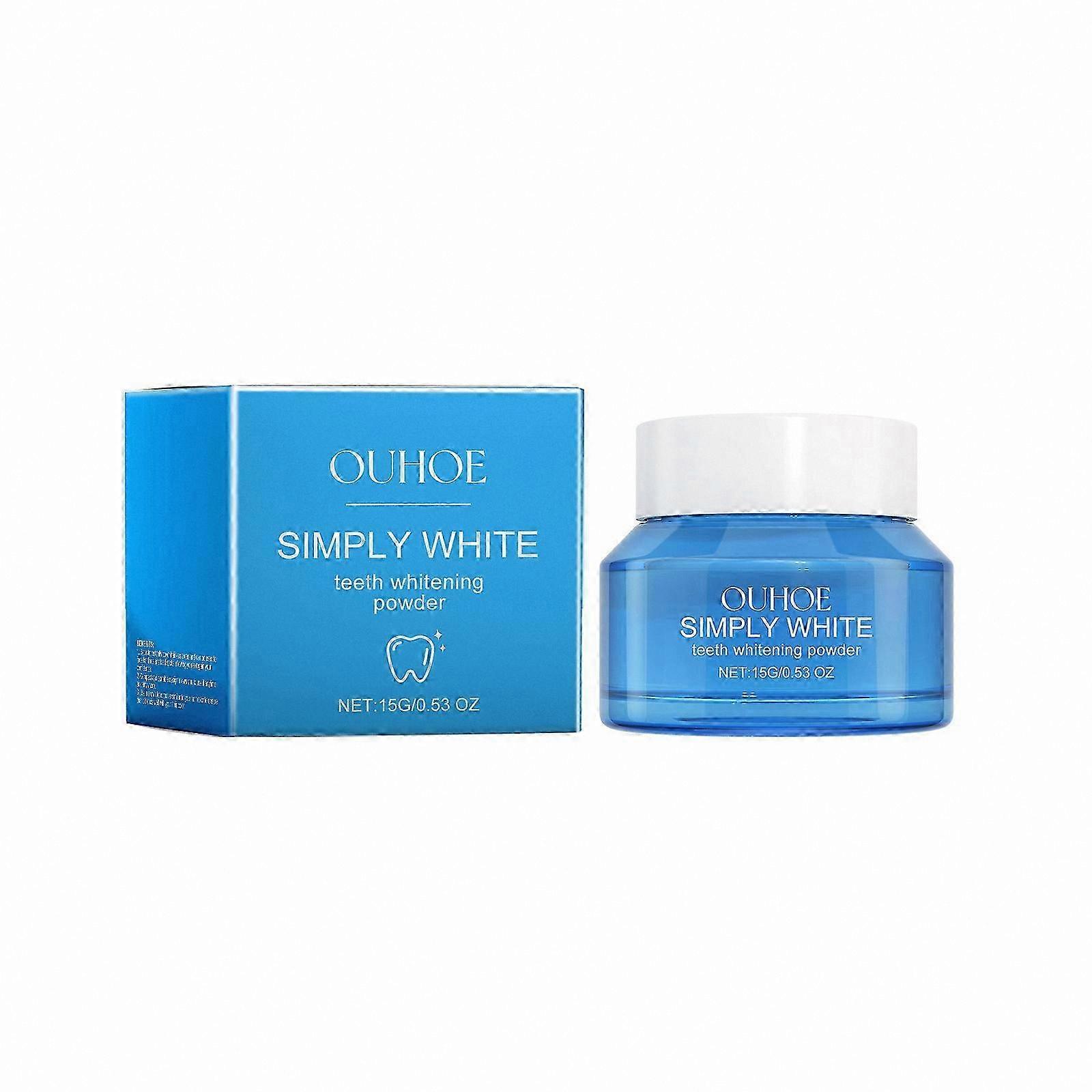 Natural Whitening Powder for Teeth, Removes Stains, Freshens Breath, No Sensitivity
