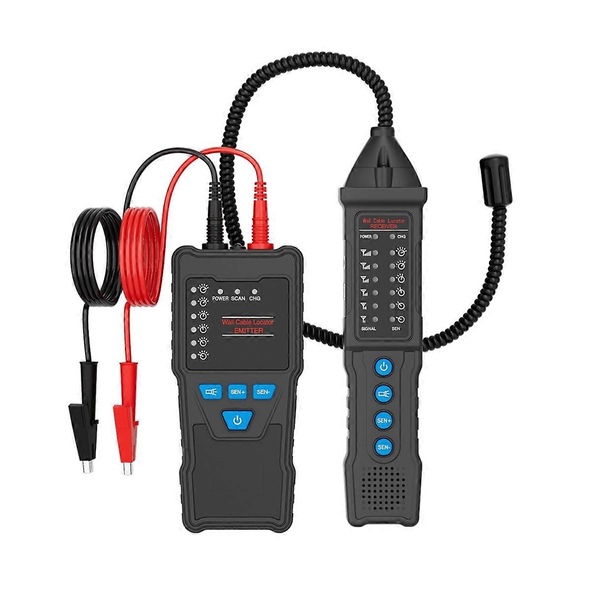 Underground Cable Tracker Highand Low Voltage Wire Tracker Anti-Interference Cable Locator Wire Loca