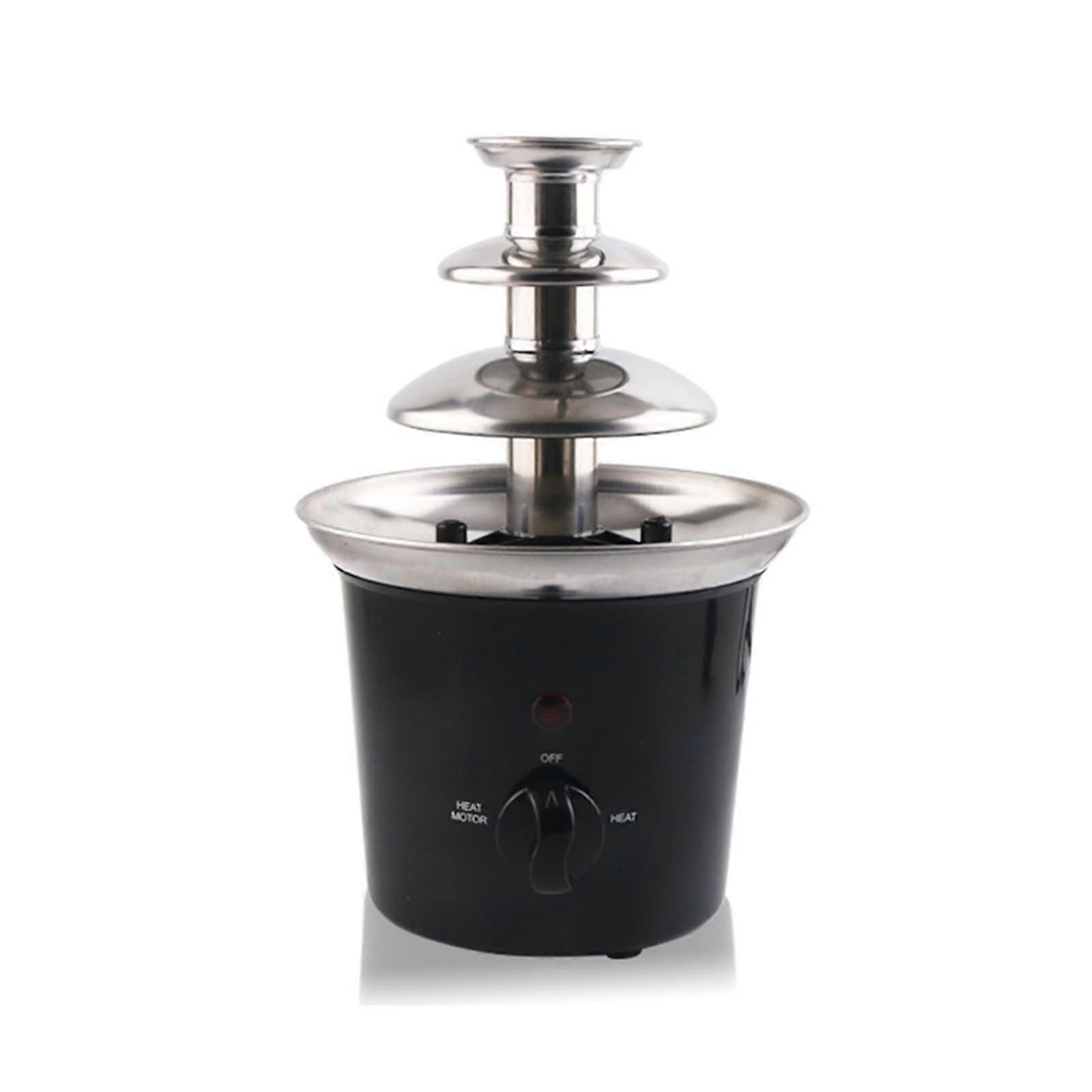 Chocolate Fountain Mini For Home Use, Compact Fondue Machine, Melts Chocolate Smoothly, Fits Most Chocolate Brands
