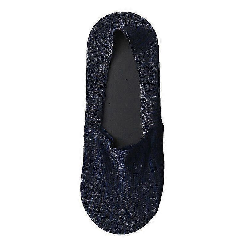 Men Breathable Ice Silk Socks Non-Slip Thin Summer Sports Boat Ankl...