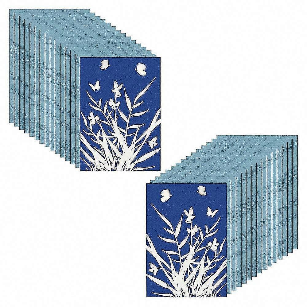 Cyanotype Paper Kit, 30 Pcs A5 High Sensitivity Solar Drawing Paper for Printing