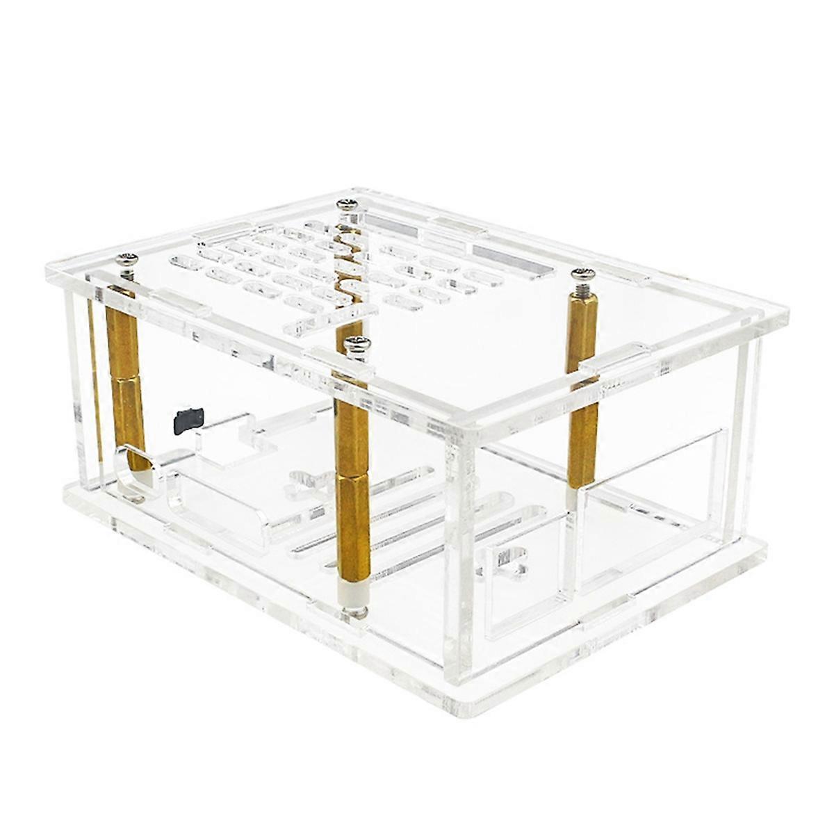 For 5 Case, Acrylic Protective Enclosure Adaptation Heat Sink,  parent Protective Shell