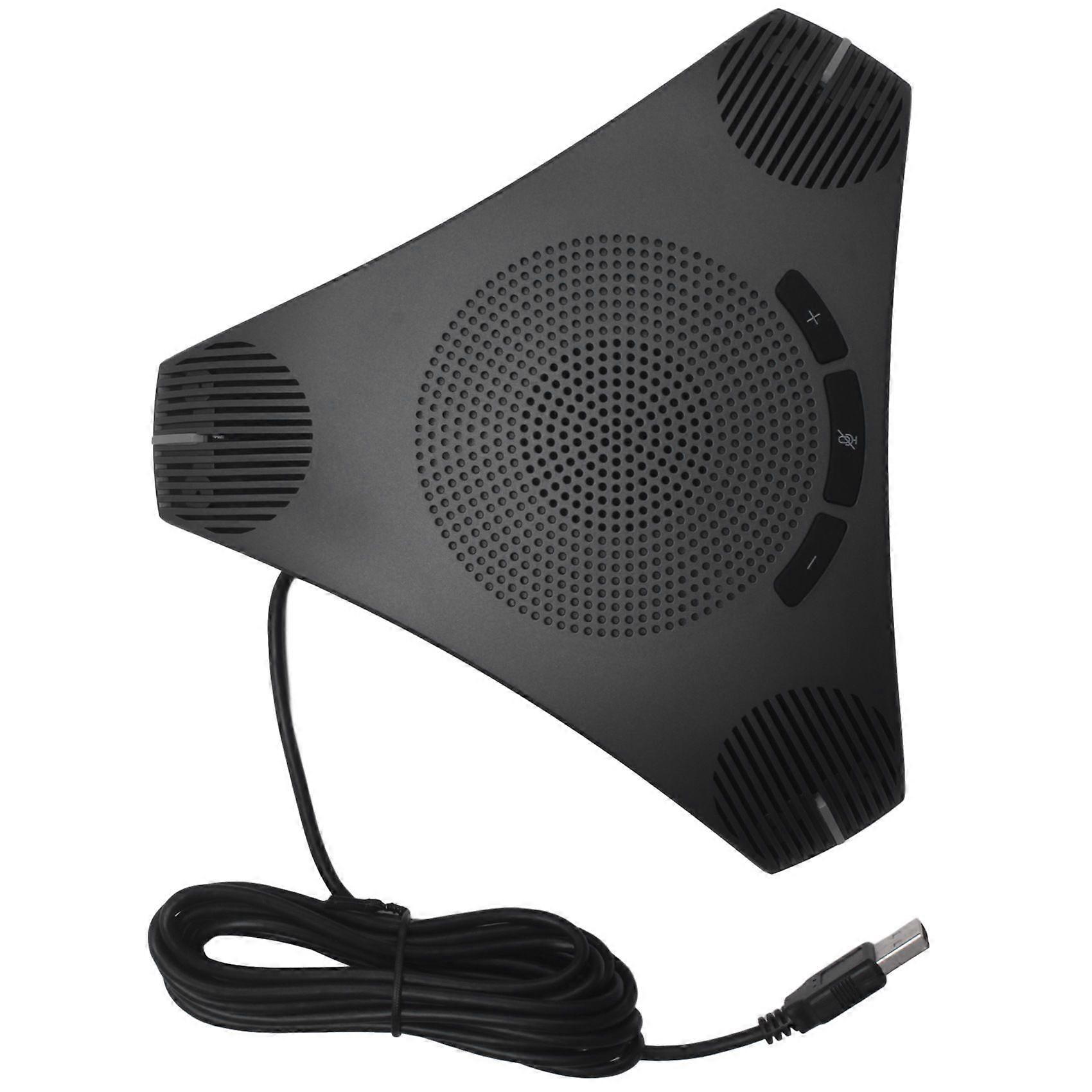 G95 Mini USB Desktop Computer Conference Omnidirectional Microphone Mic Speaker Speakerphone for Bu