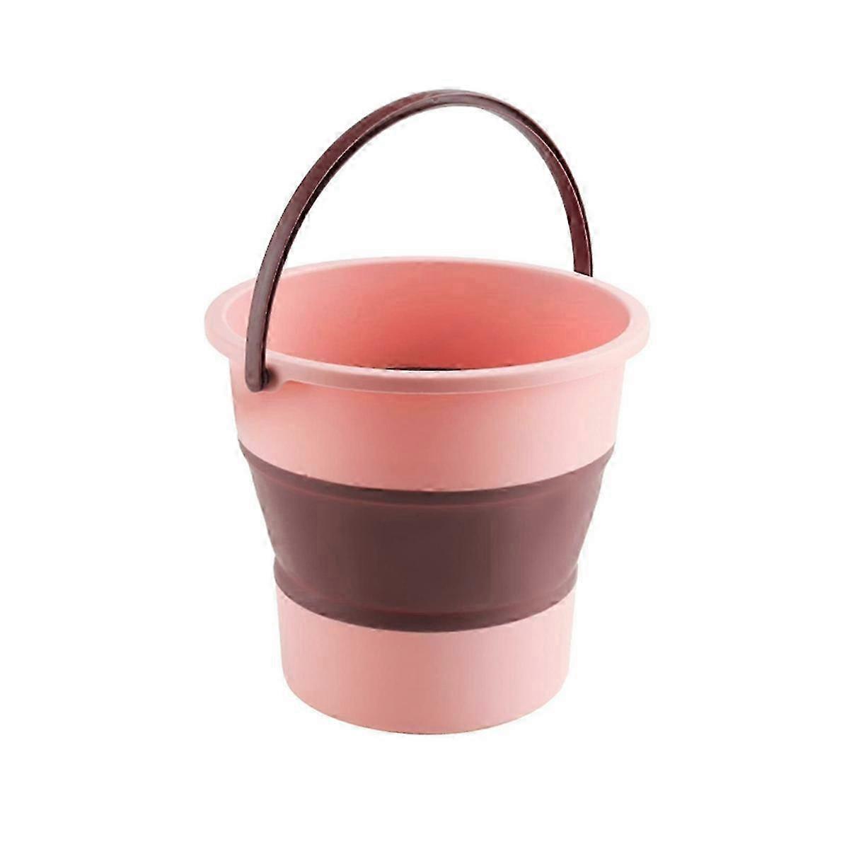 Plastic Bucket Telescopic Portable Foot Bucket, C