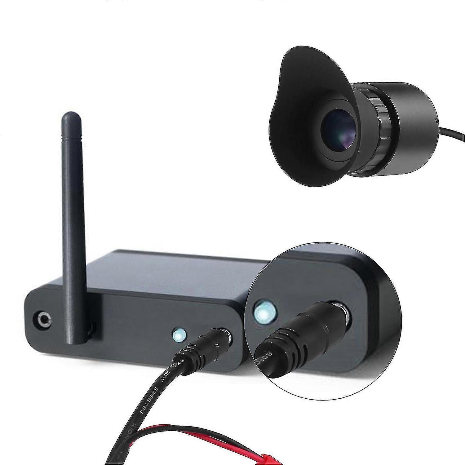 LED large screen monocular security monitoring head-mounted display supports brightness and diopter