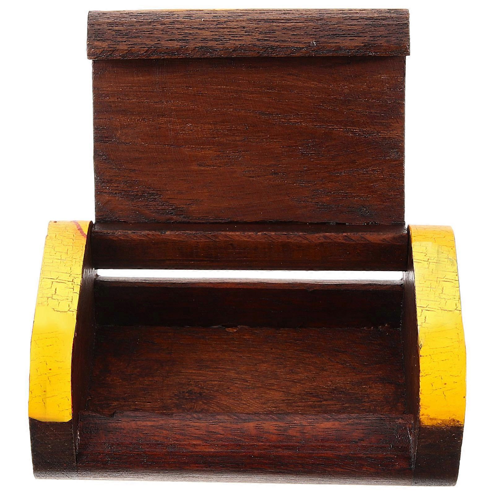 Wooden Toothpick Holder for Storage Decorative Toothpick Case