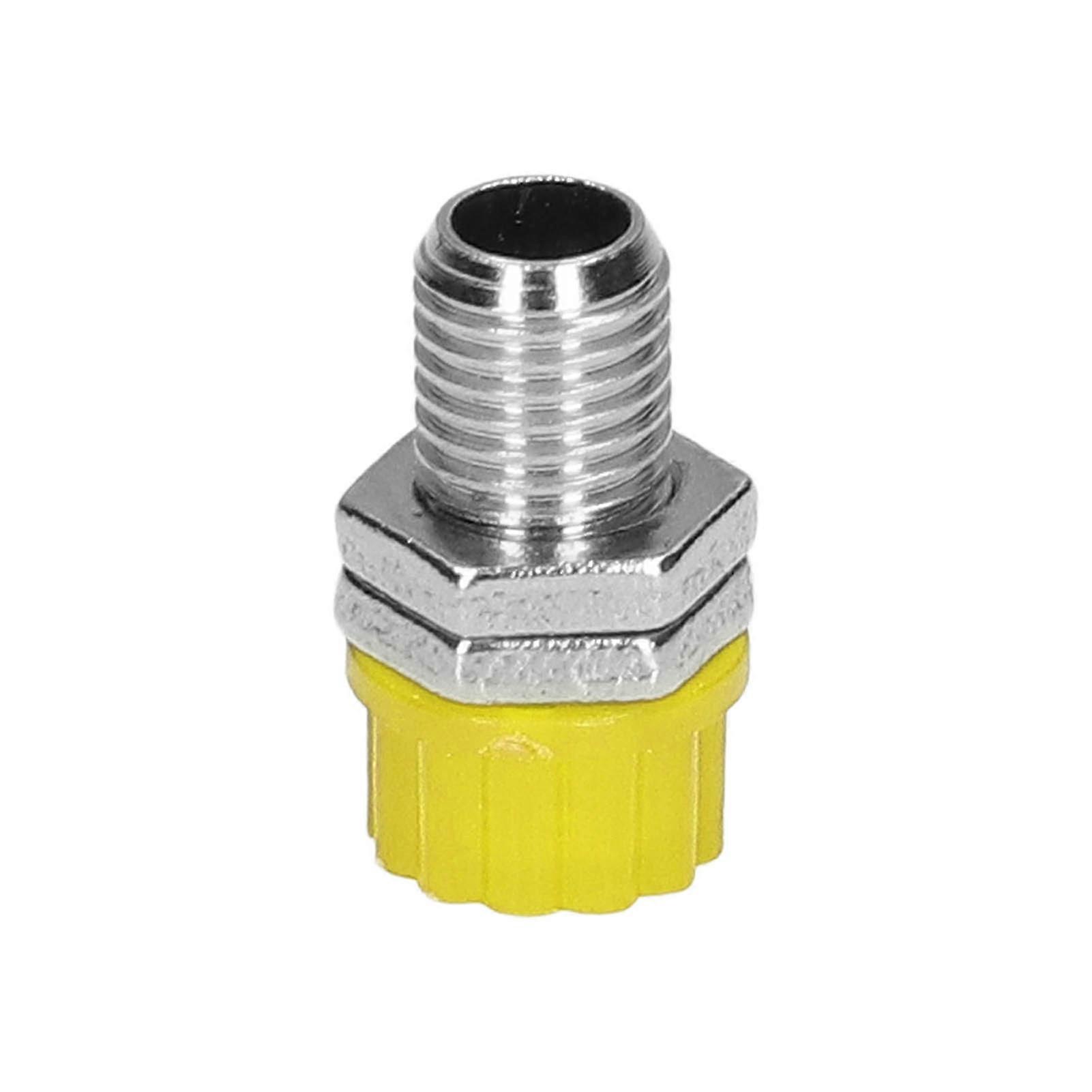 100Pcs 4mm Banana Plug Binding Post Wire Connector Yellow
