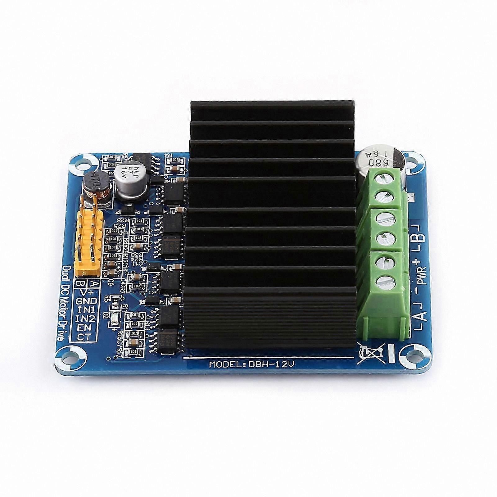 Dual Channel H-Bridge Motor Driver Module for DC 5-12V 0-30A Applications